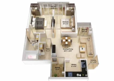 Floor Plan of NCR Monarch and Crown (2)