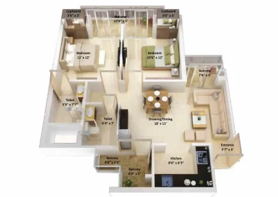 Floor Plan of NCR Monarch and Crown (3)
