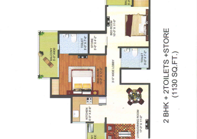 Floor Plan of Gayatri Life (4)